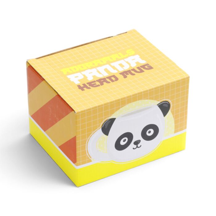 Adoramals Panda Head Ceramic Shaped Mug MUG287