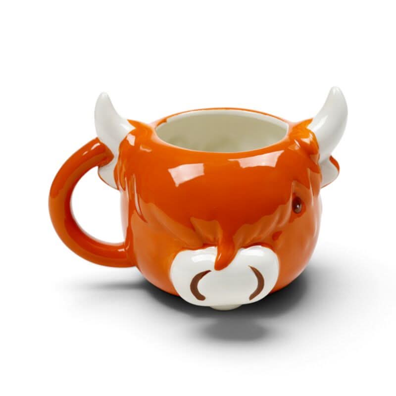 Highland Coo Cow Head Ceramic Shaped Mug MUG383
