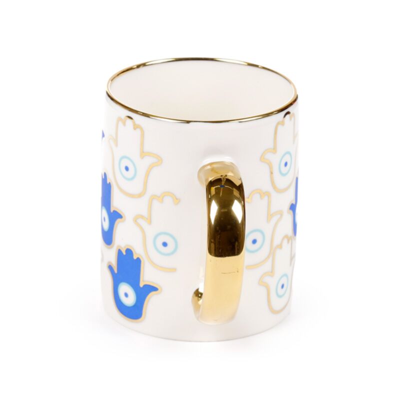 Evil Eye Hand Porcelain Mug MUG508