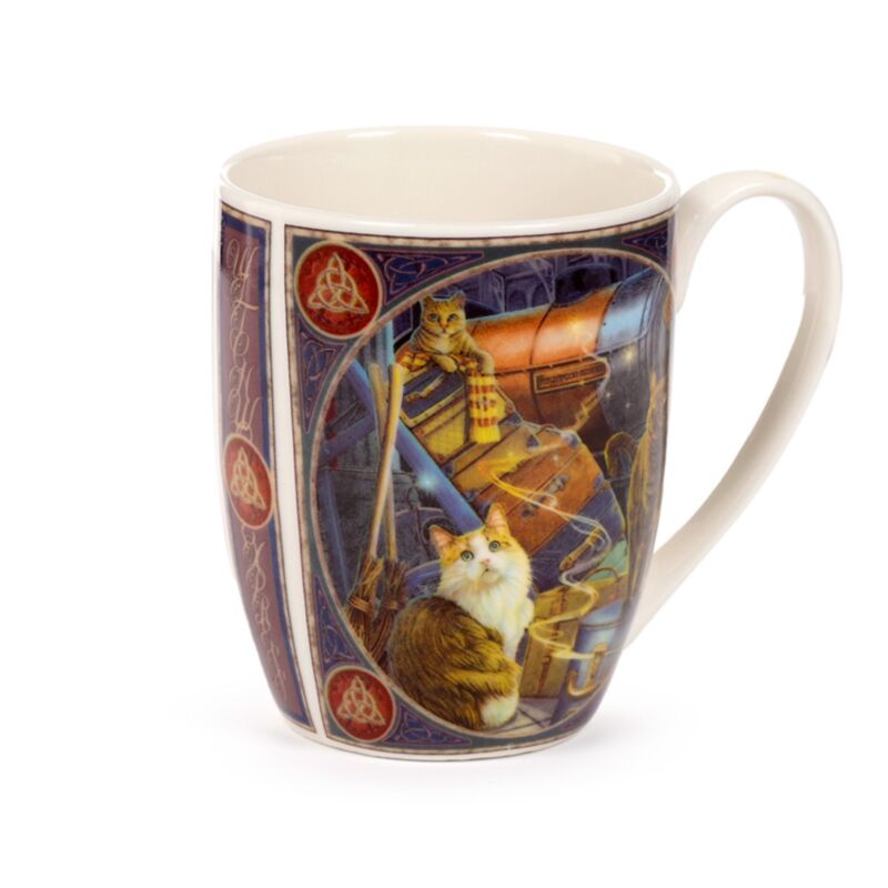 Lisa Parker Witchwood Express Cats Porcelain Mug MULP59