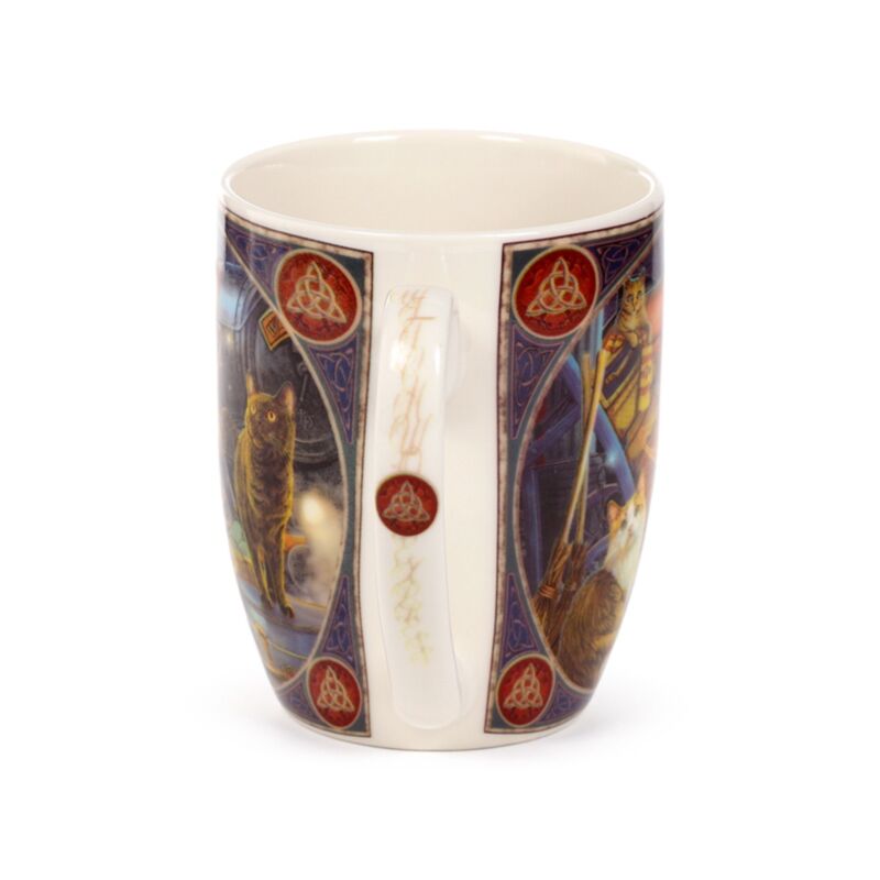 Lisa Parker Witchwood Express Cats Porcelain Mug MULP59