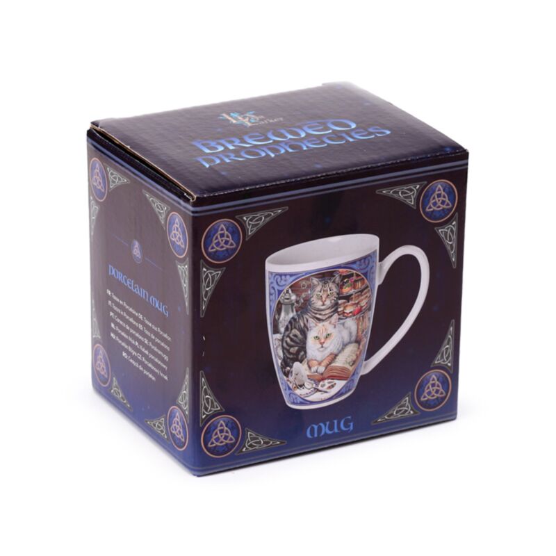 Lisa Parker Brewed Prophecies Cat Porcelain Mug MULP63