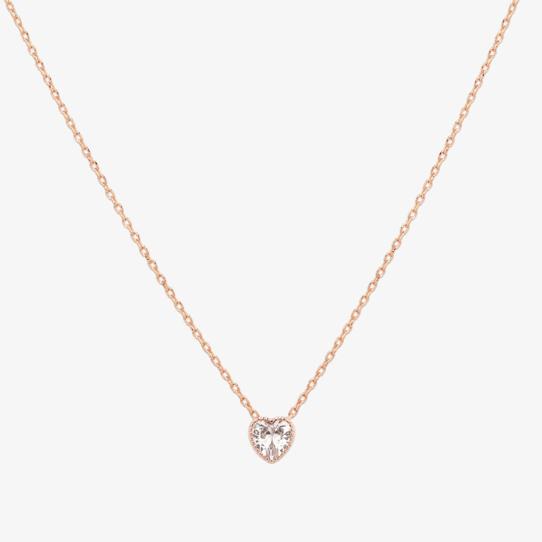 Heart cubic necklace-4