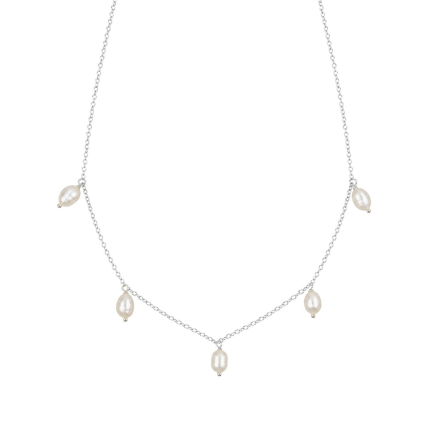 Beginnings Sterling Silver Freshwater Pearl Necklace N4773W