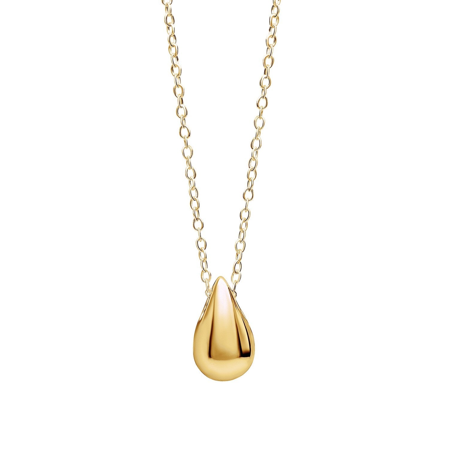 Beginnings Sterling Silver Gold Necklace N4785
