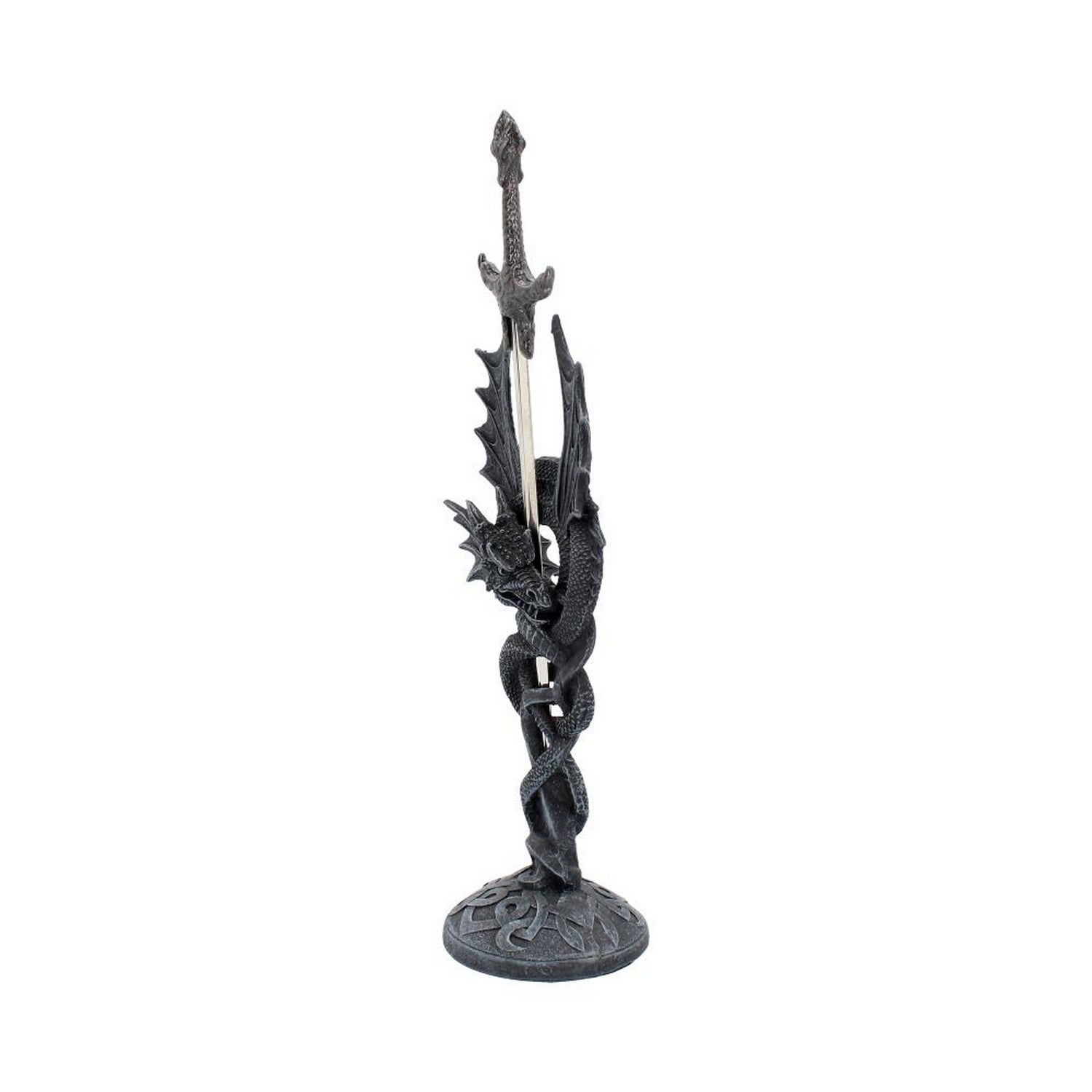 Celtic Realm Letter Opener Black Dragon Sword NEM2406