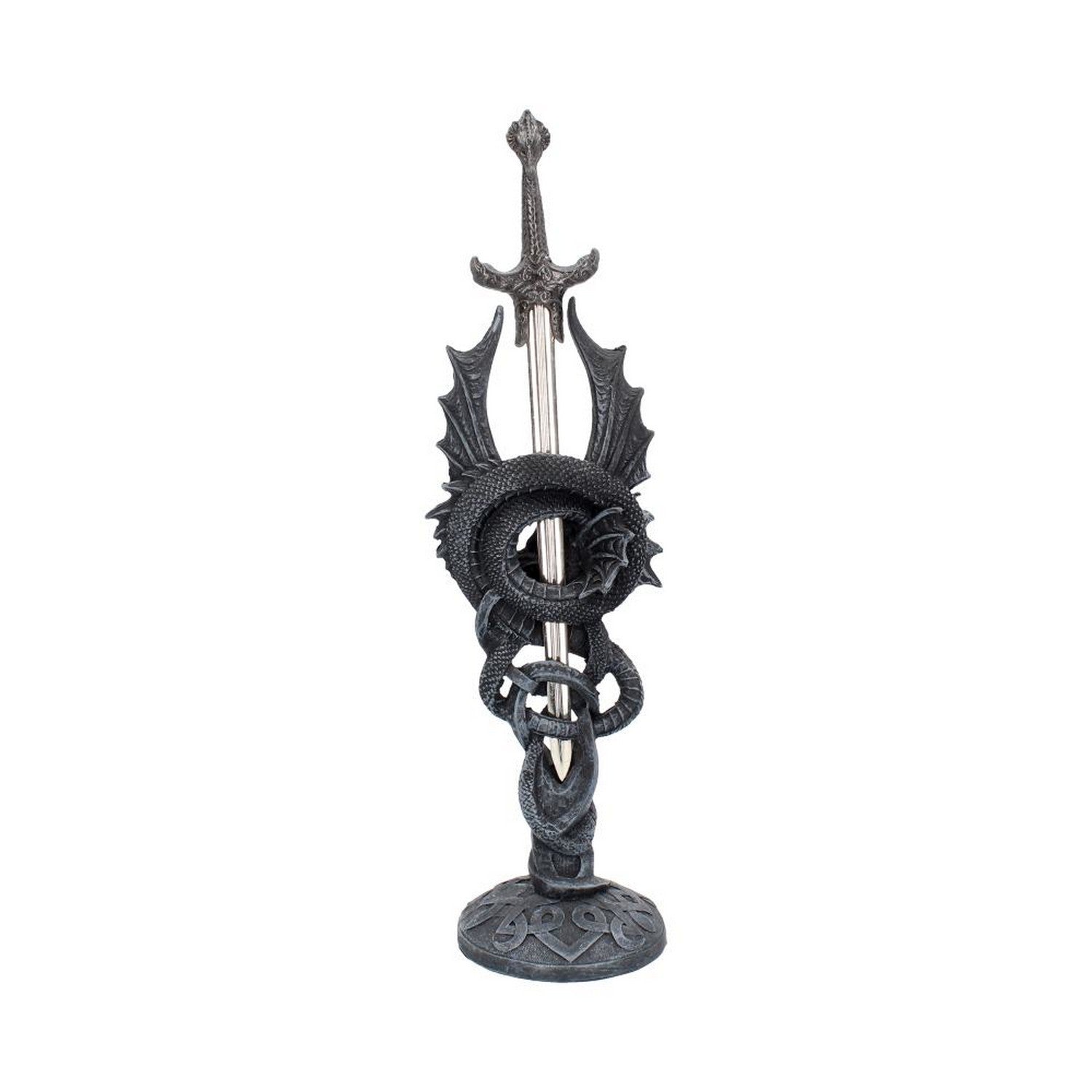 Celtic Realm Letter Opener Black Dragon Sword NEM2406