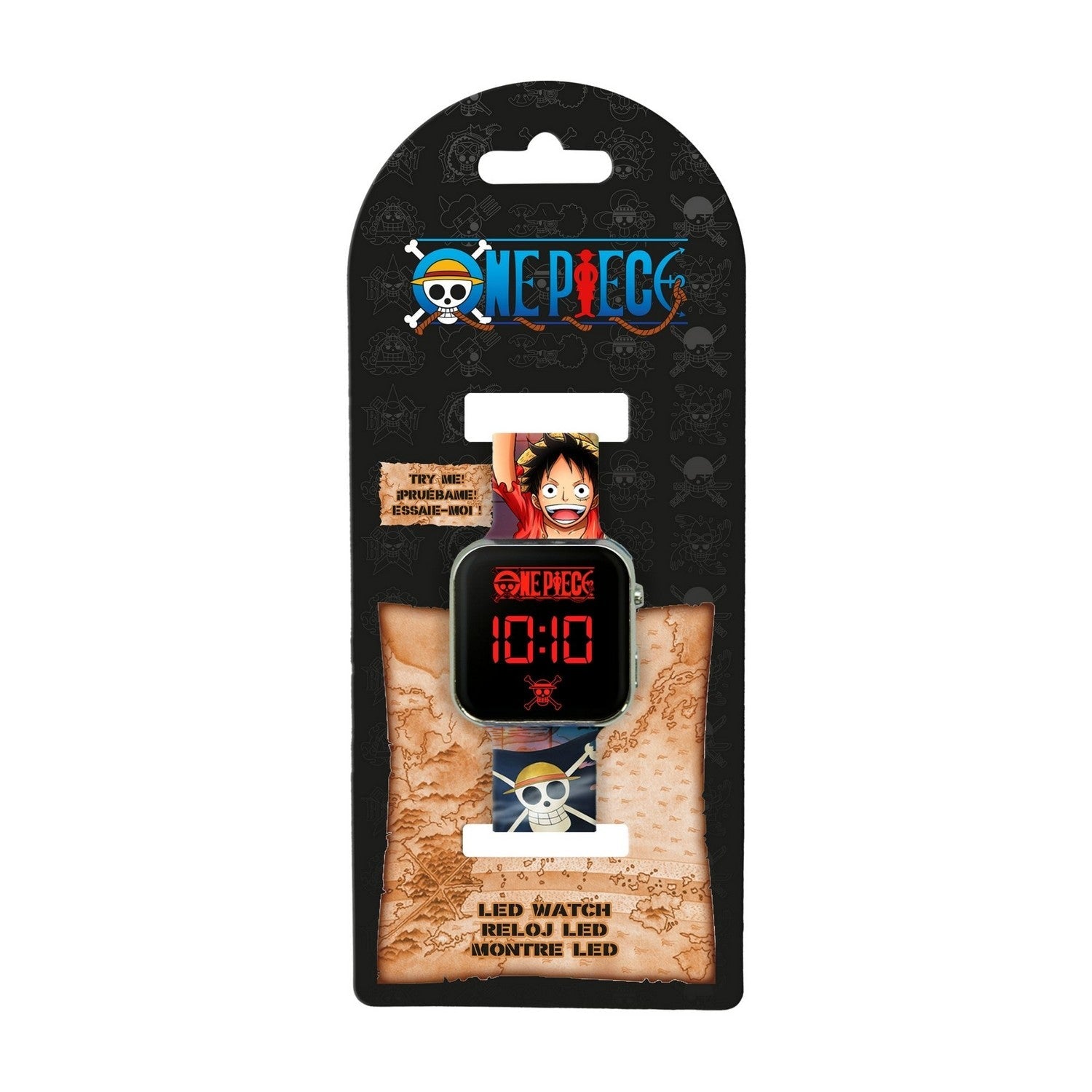 Anime One Piece Led Red Watch OP00006