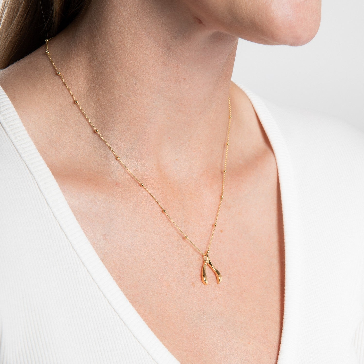 Beginnings Sterling Silver Gold Pendant P5655
