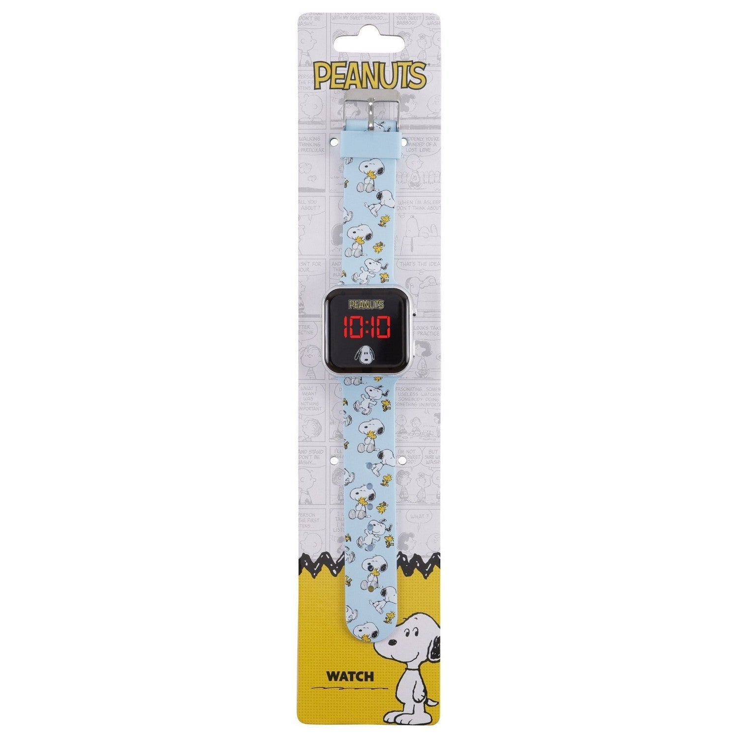 Collectable Peanuts Printed Strap Led Watch PEA4043