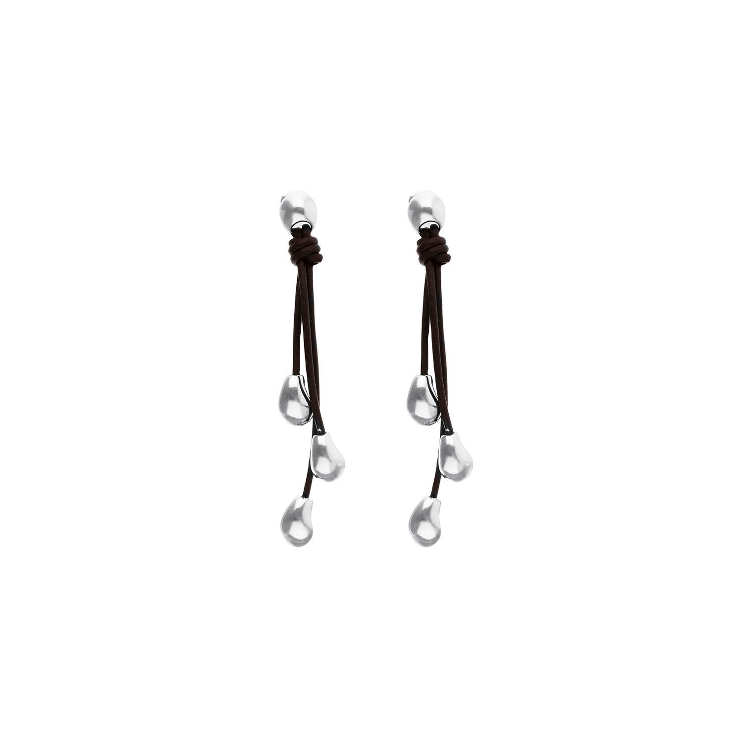 UNOde50 Radix Silver Plated Earrings PEN1097MARMTL