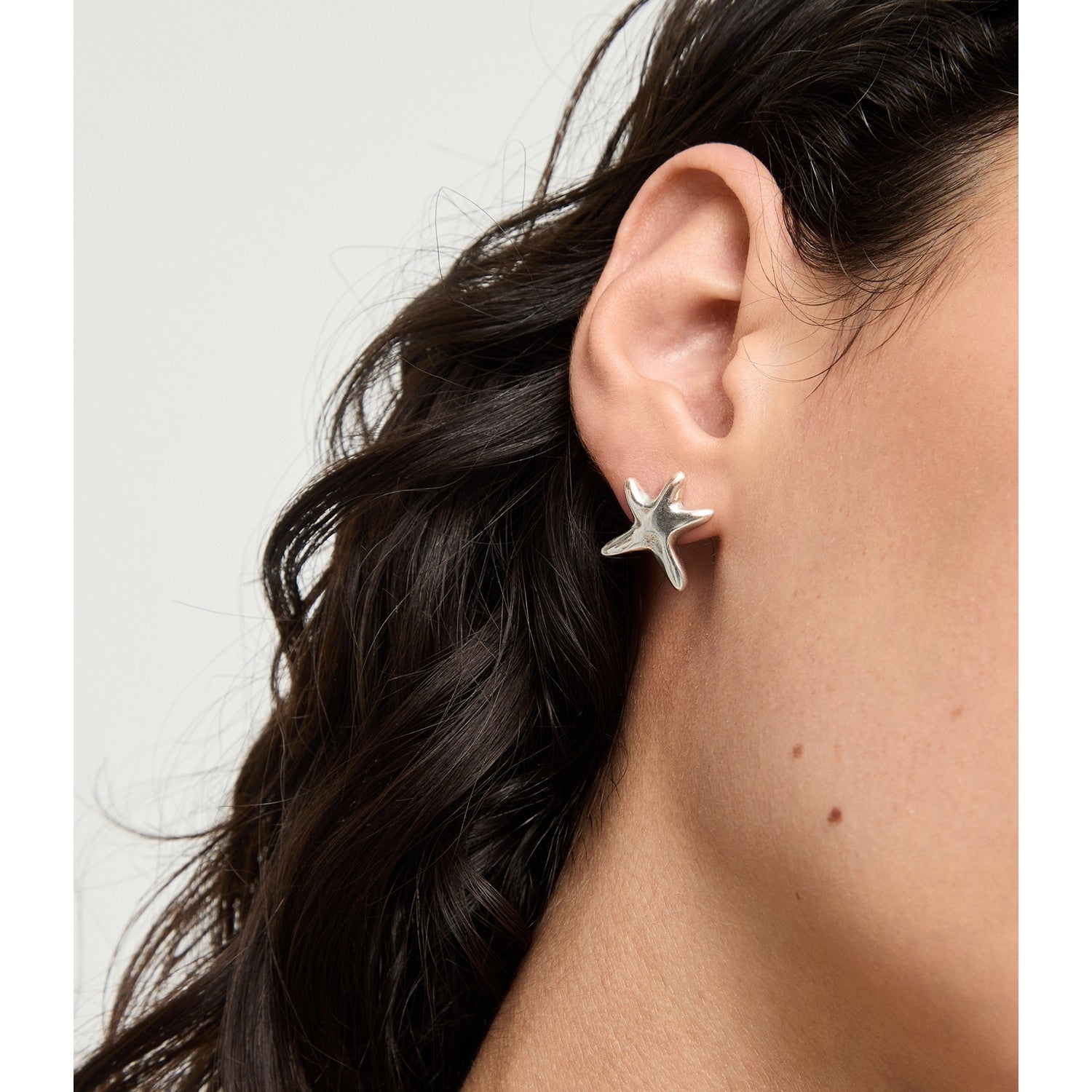 UNOde50 Star Silver Plated Earrings PEN1098MTL000