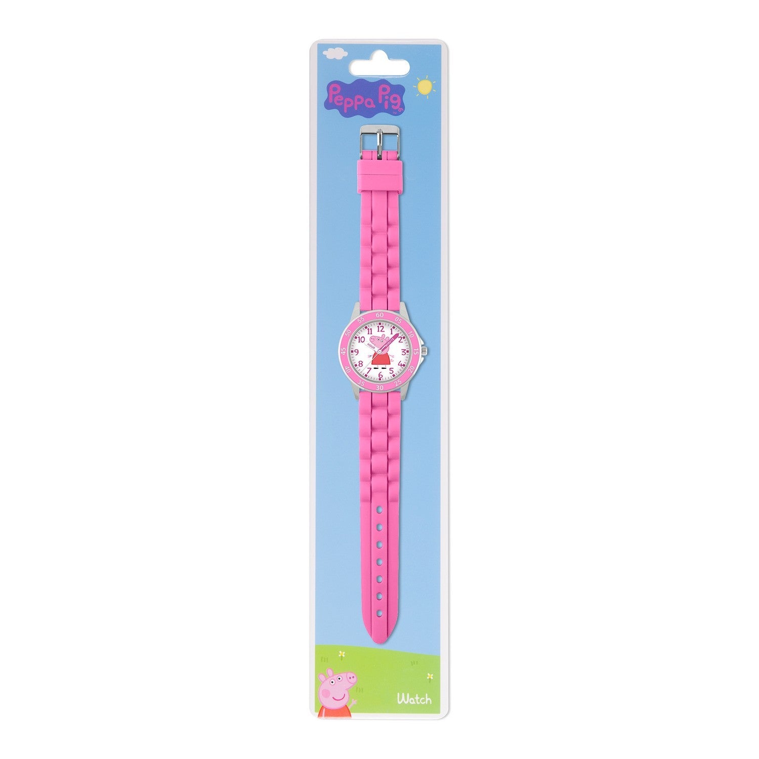 Pre School Peppa Pig Time Teacher Pink Watch PPG9000