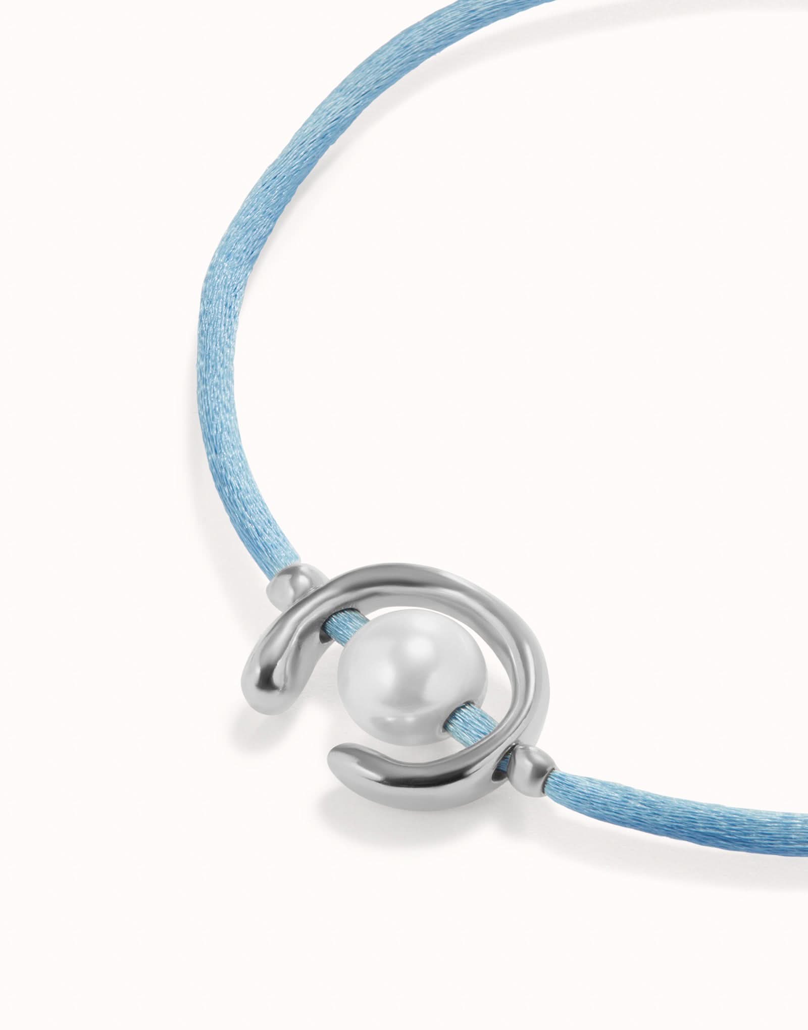 Sterling Silver Plated Ser Diferente Blue Bracelet PUL2505AZUMTL0M