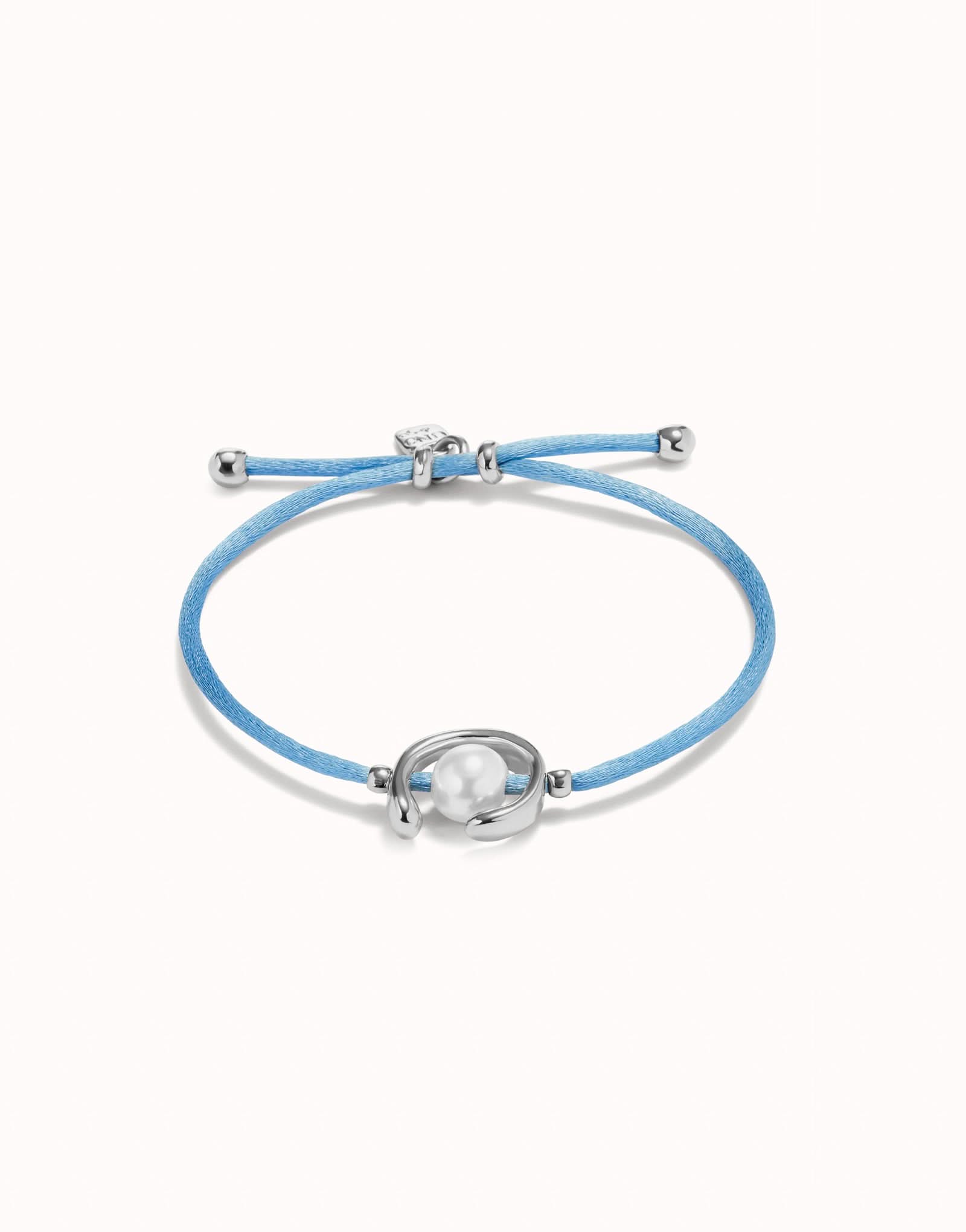 Sterling Silver Plated Ser Diferente Blue Bracelet PUL2505AZUMTL0M