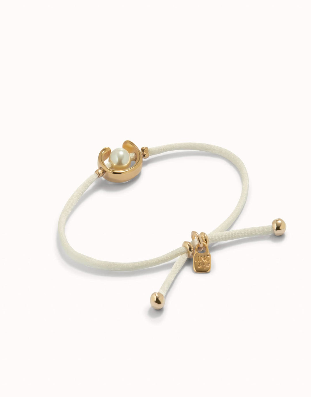 18k Gold Plated Ser Diferente Cream Bracelet PUL2505CREORO0M