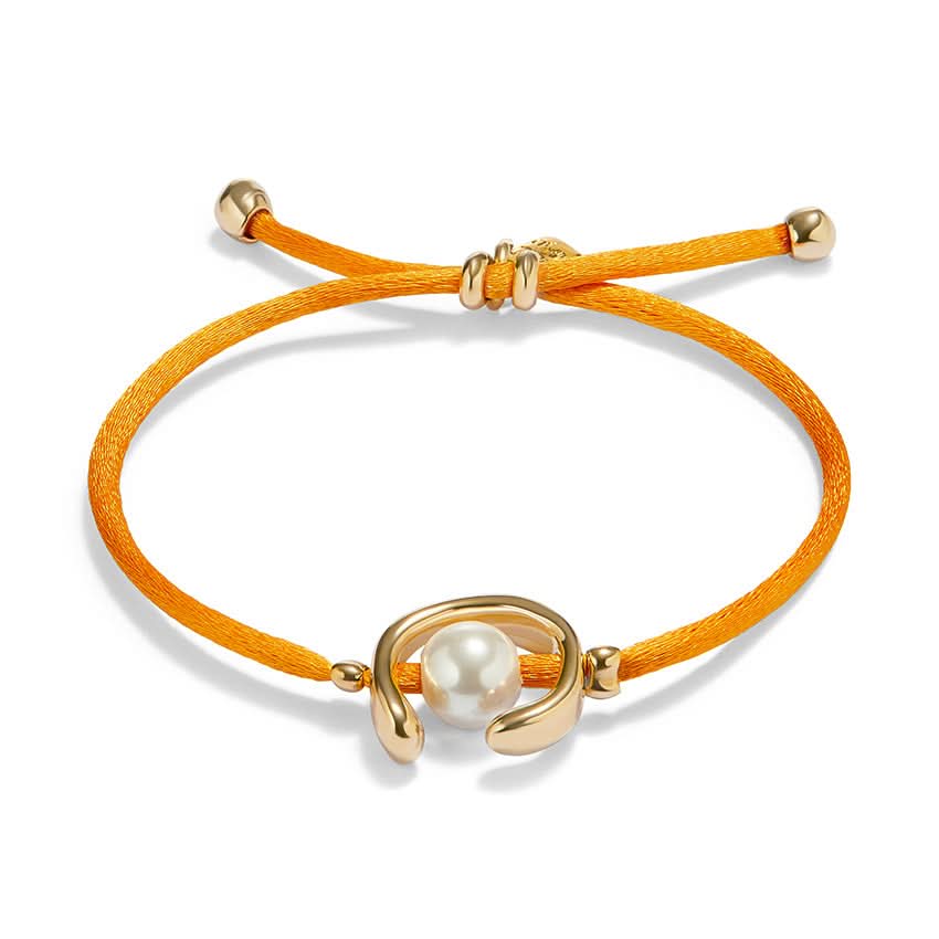 18k Gold Plated Ser Diferente Orange Bracelet PUL2505NRJORO0M