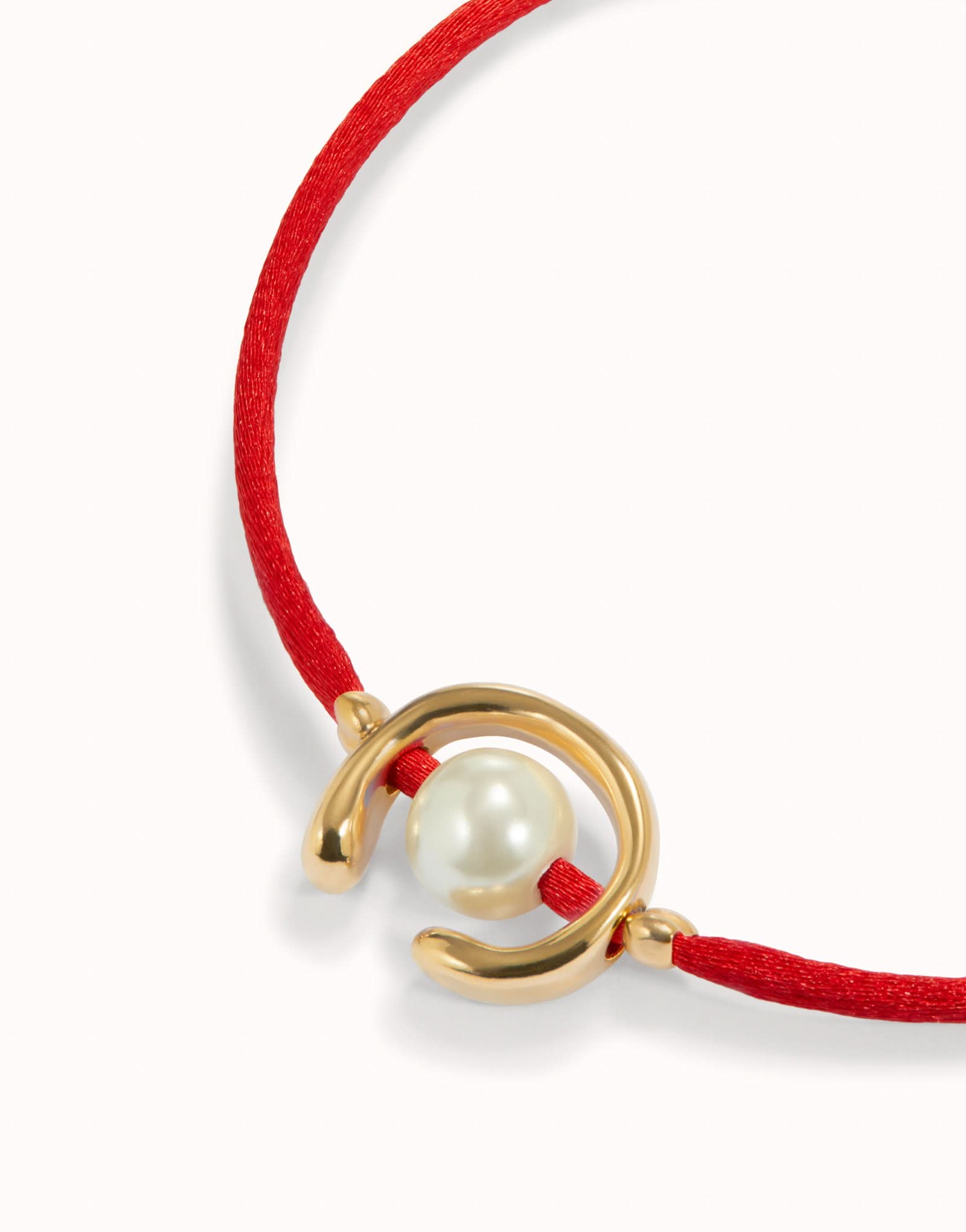 18k Gold Plated Ser Diferente Red Bracelet PUL2505ROJORO0M