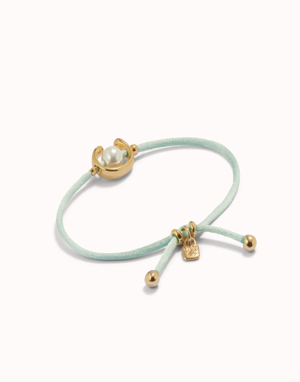 18k Gold Plated Ser Diferente Aqua Green Bracelet PUL2505VDAORO0M
