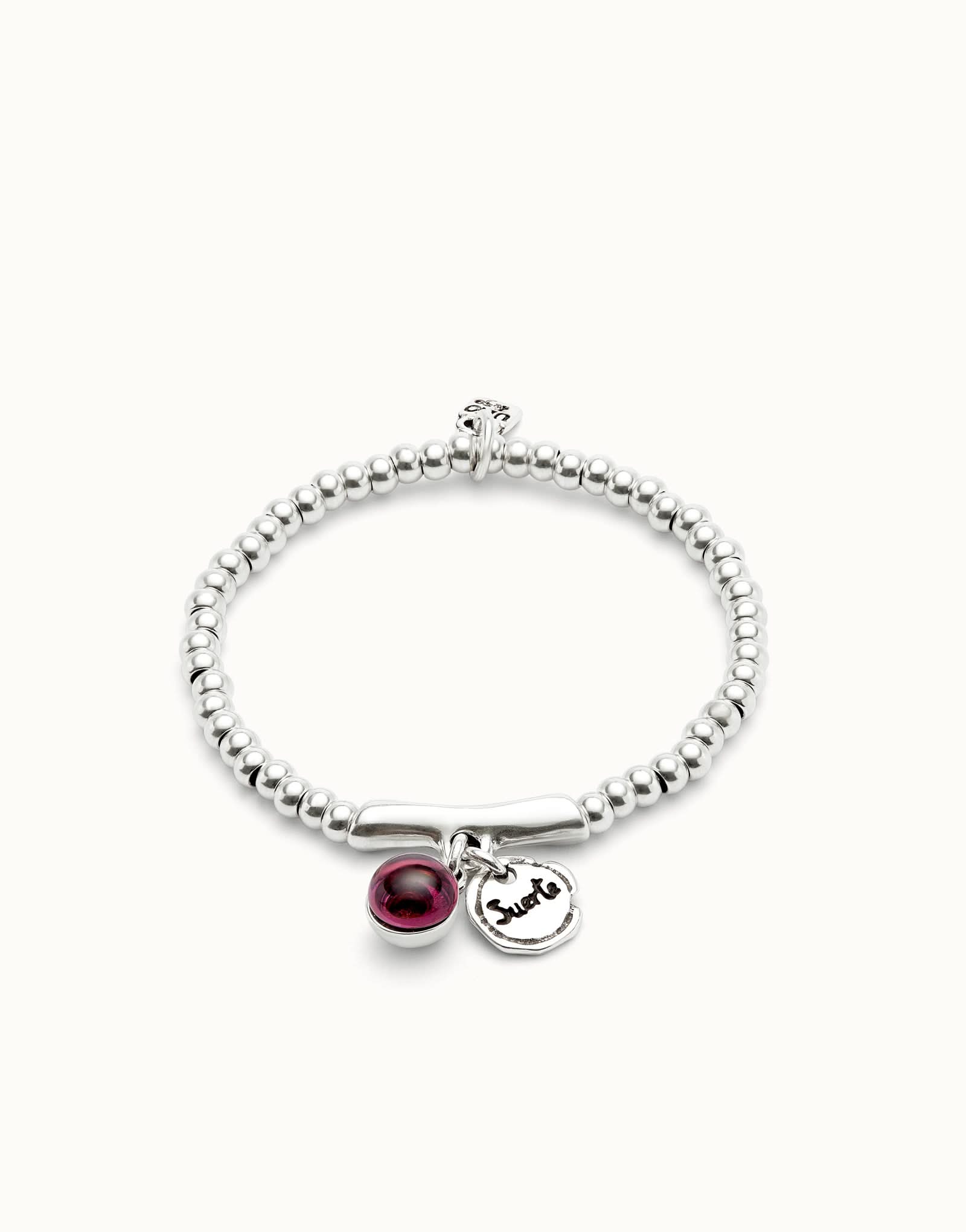 Elegant Sterling Silver Plated Ser Fascinante Purple Bracelet PUL2536MORMTL0 showcasing premium craftsmanship with a distinctive Murano glass accent.