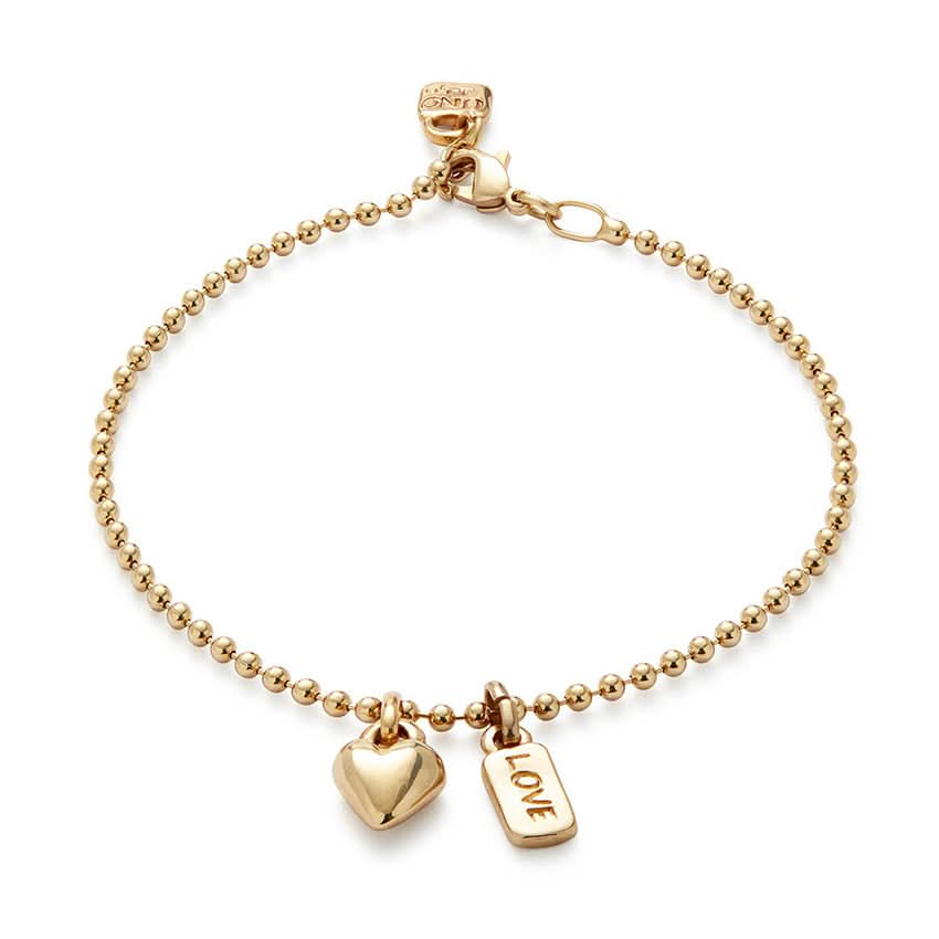 18k Gold Plated Ser Unico Gold Bracelet PUL2561ORO0000