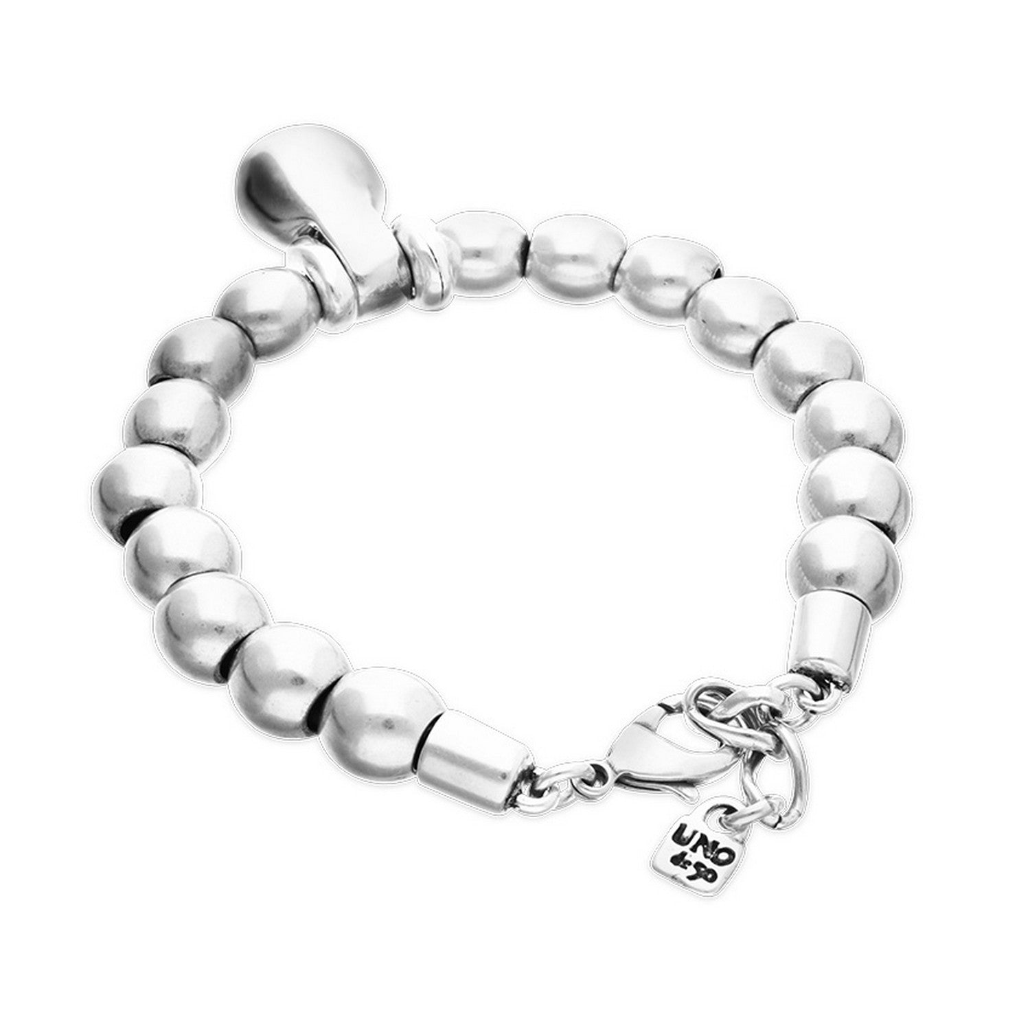 Medium Sterling Silver Alloy Shapes Of Balls And Big Shaped Ball Bracelets PUL2608MTL000