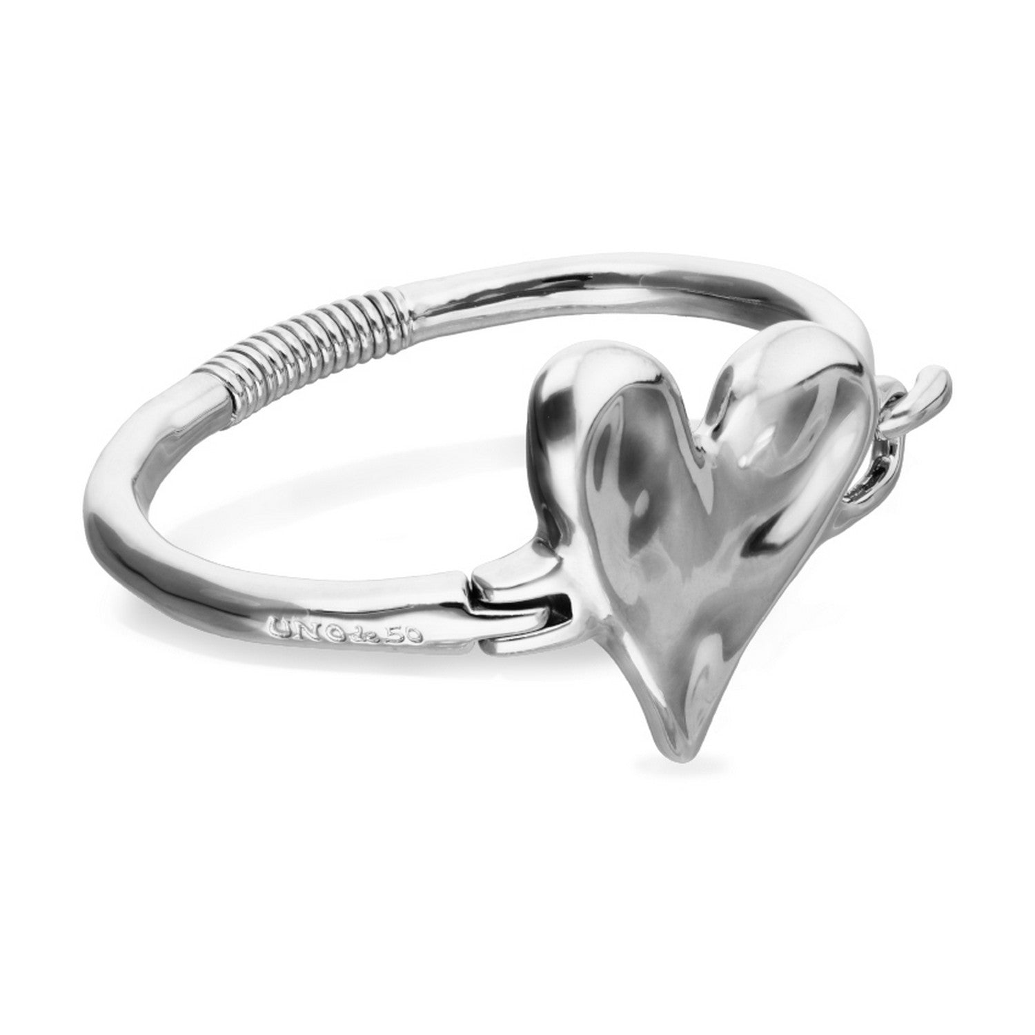 Metal Alloy Semi Rigid Plated In Gold 18K Heart Detail bangles PUL2639MTL000