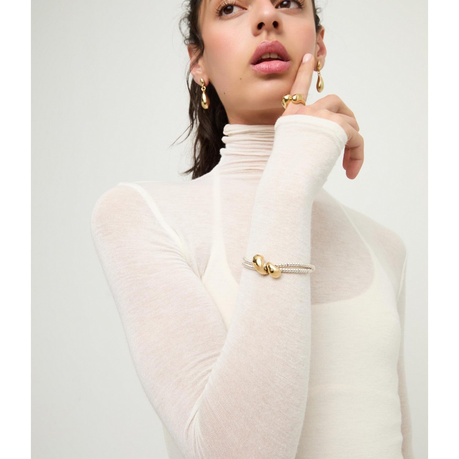 UNOde50 Axis 18k Gold Plated Bracelet PUL2662OROMTL