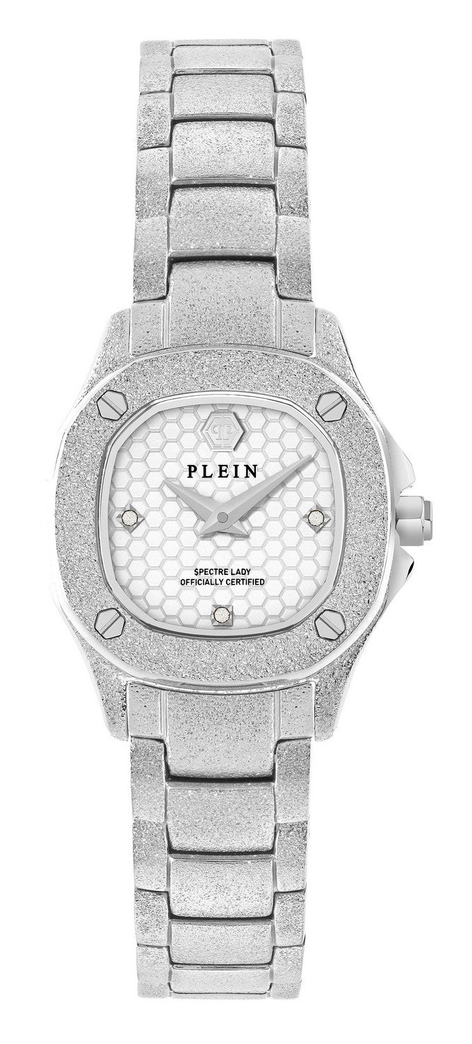 Philipp Plein Women’s The $pectre Lady Mini 23 mm Silver Dial Crystal Watch PW5FA0125