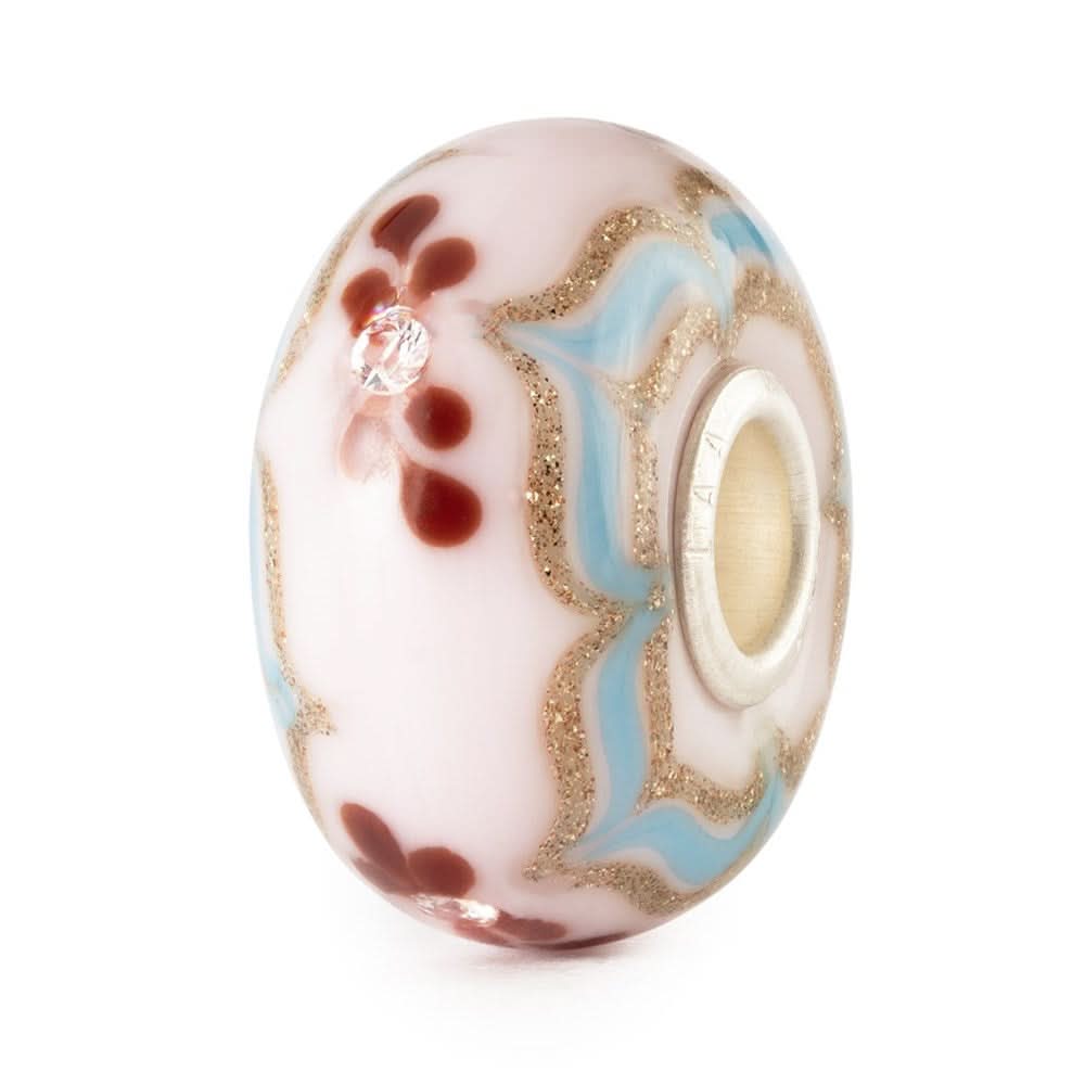 Petal Lace Glow Glass Bead TGLBE-00255