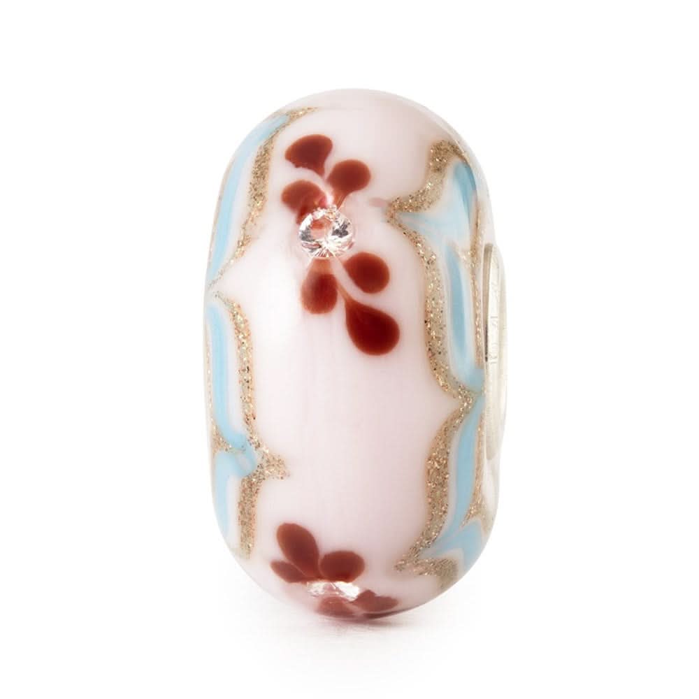 Petal Lace Glow Glass Bead TGLBE-00255