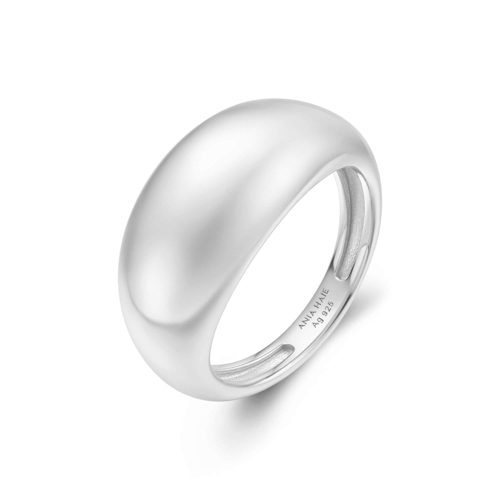 Silver Bold Dome Ring R062-01H