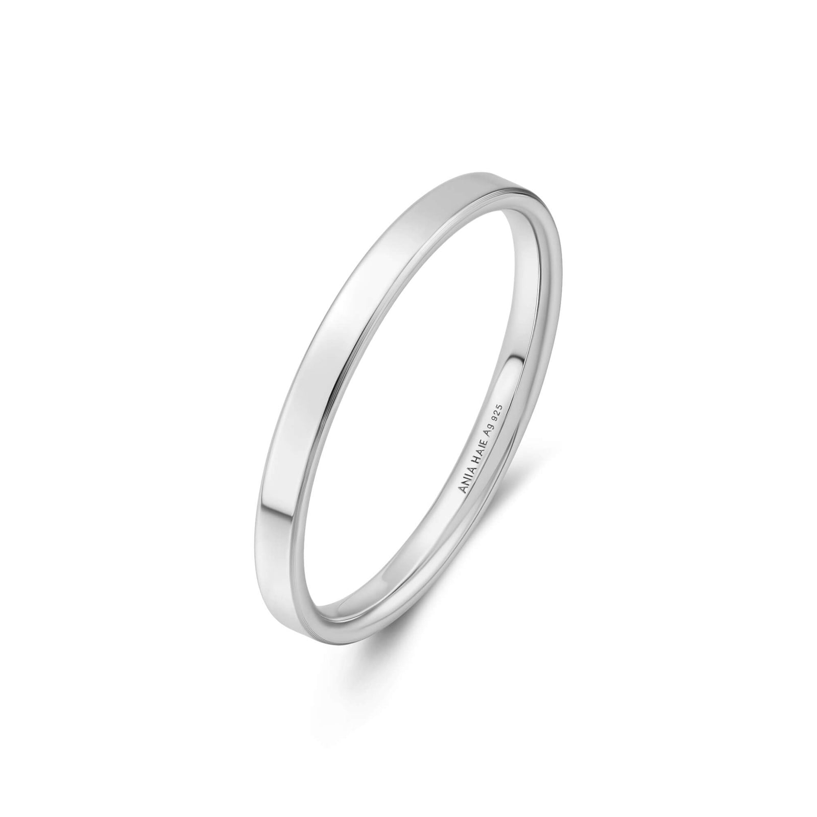 Silver 2mm Smooth Band R064-02H