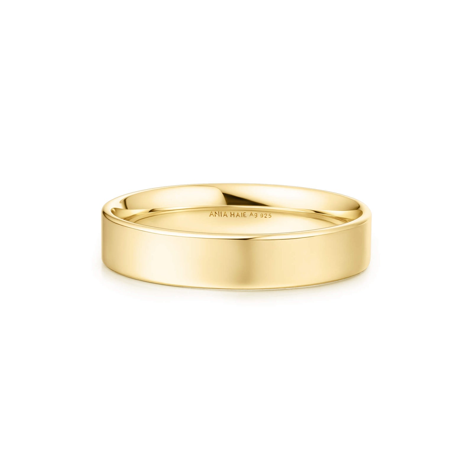 Gold 4mm Smooth Band R064-03G