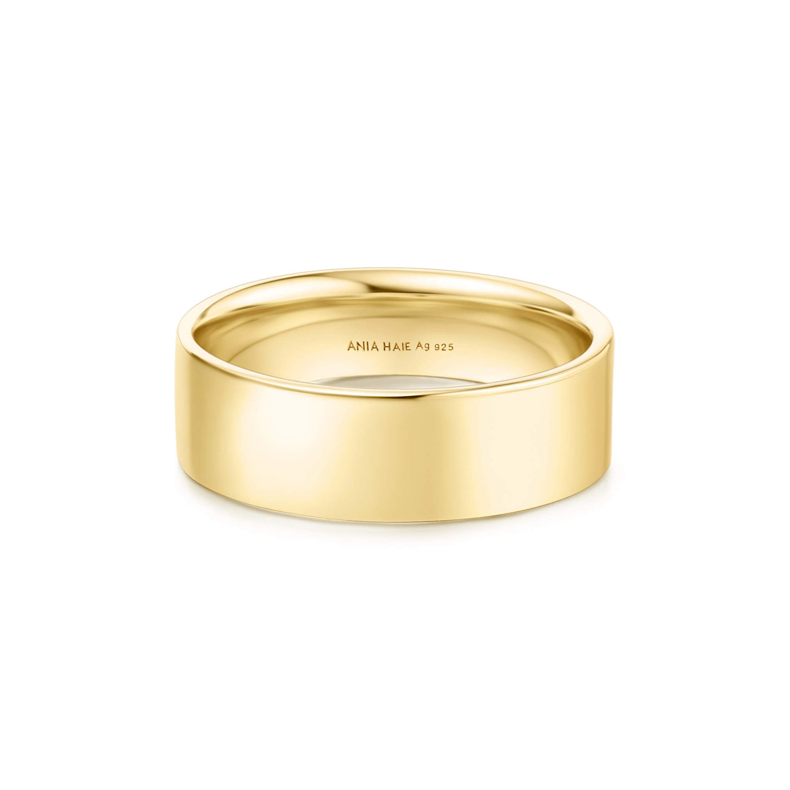 Gold 6mm Smooth Band R064-04G