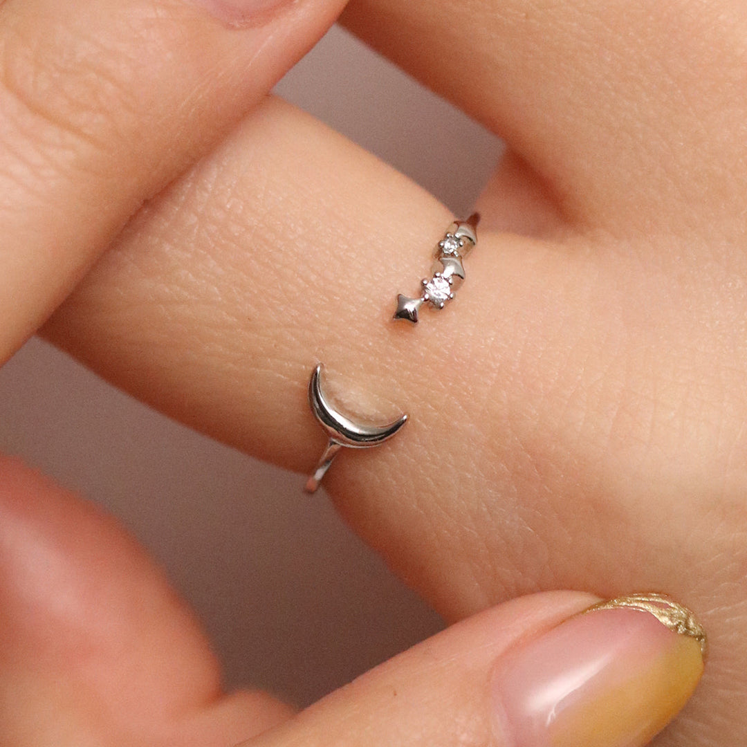 Mini moon star ring-3