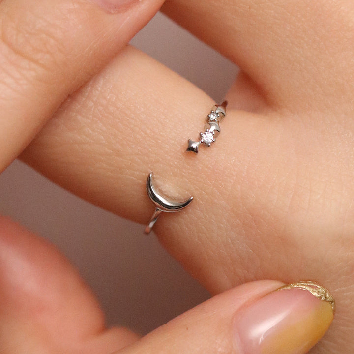 Mini moon star ring-3