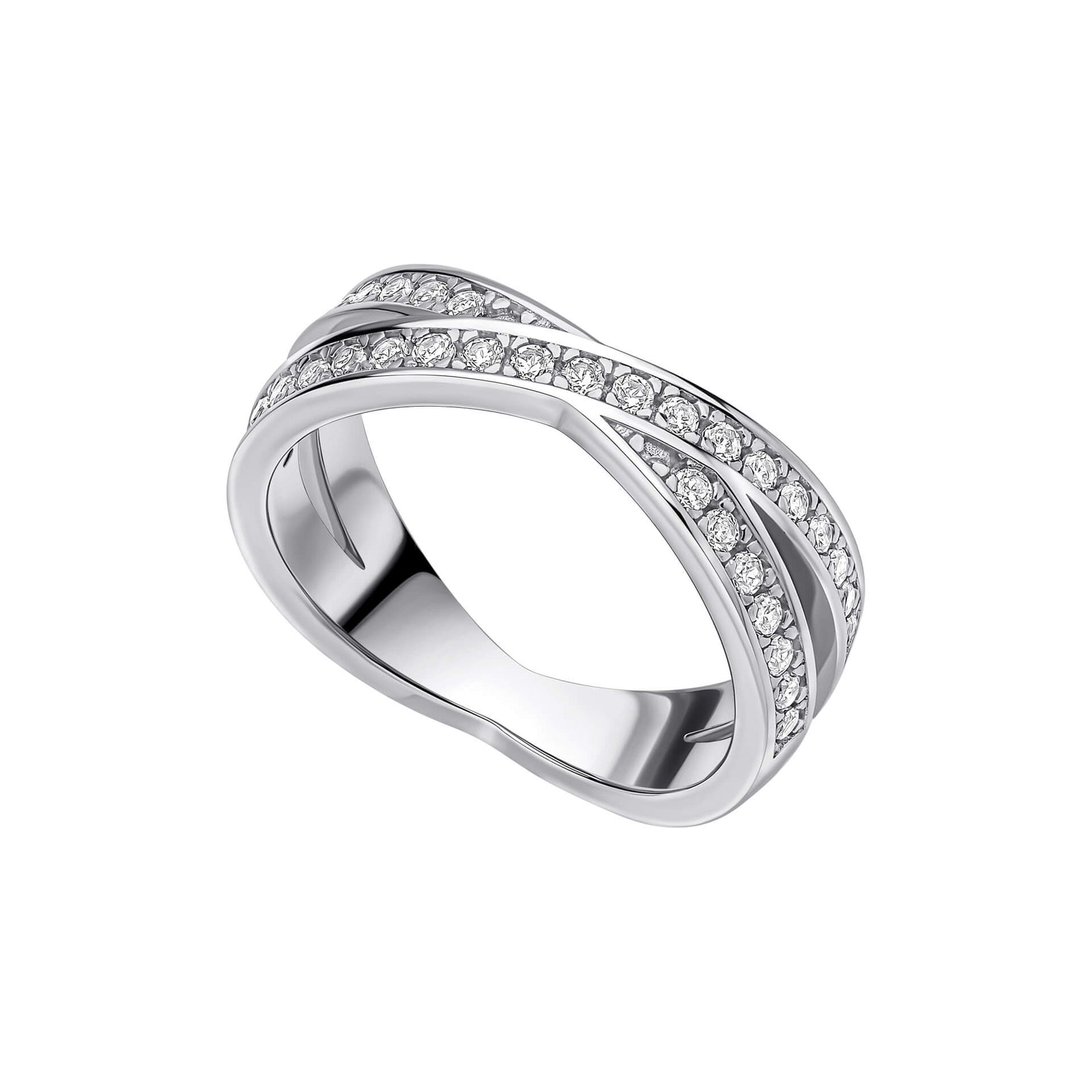Diamonfire Clear Cubic Zirconia Modern Cushion Cut Ring R4001