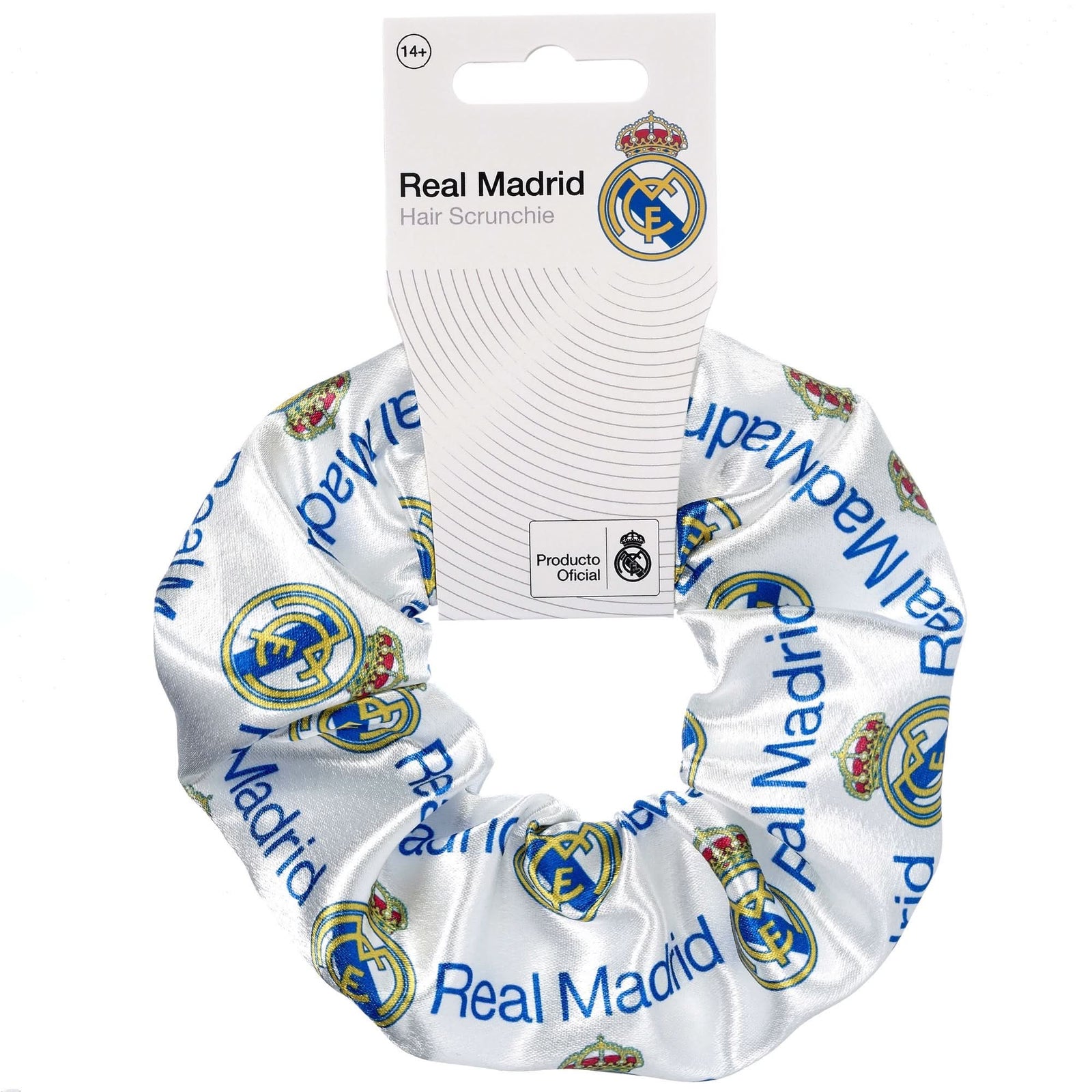 Real Madrid Navy Yellow Logo Hair Scrunchie RMHS0013