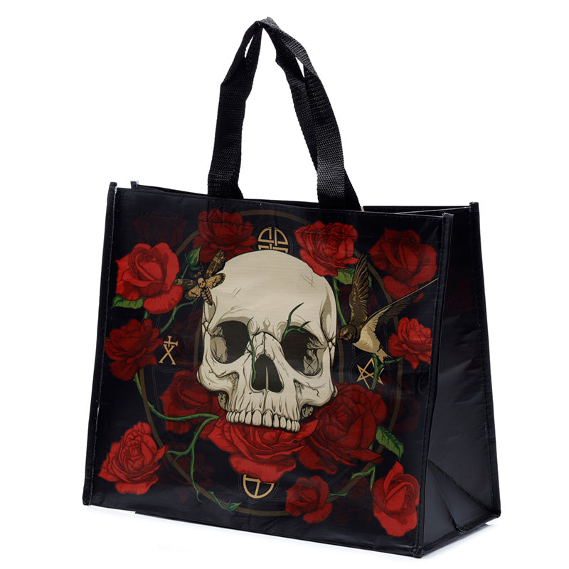 Skulls & Roses RPET Reusable Shopping Bag RPBAG16