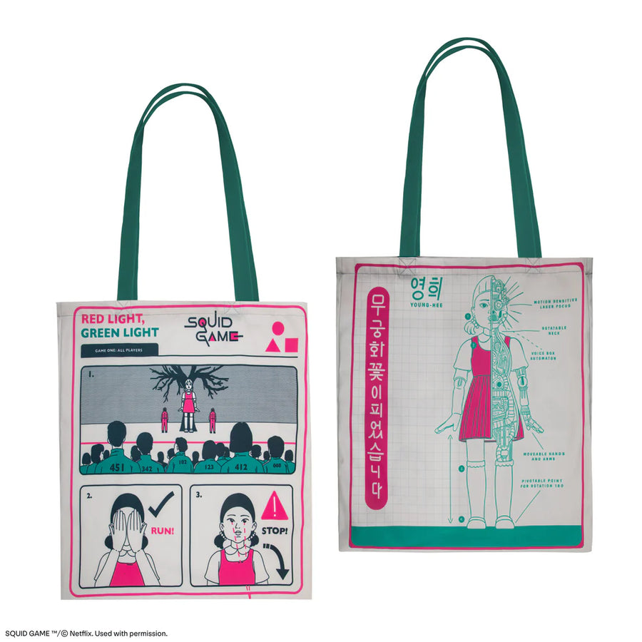 Squid Games Tote Bag  Young-hee Blueprint CR2347
