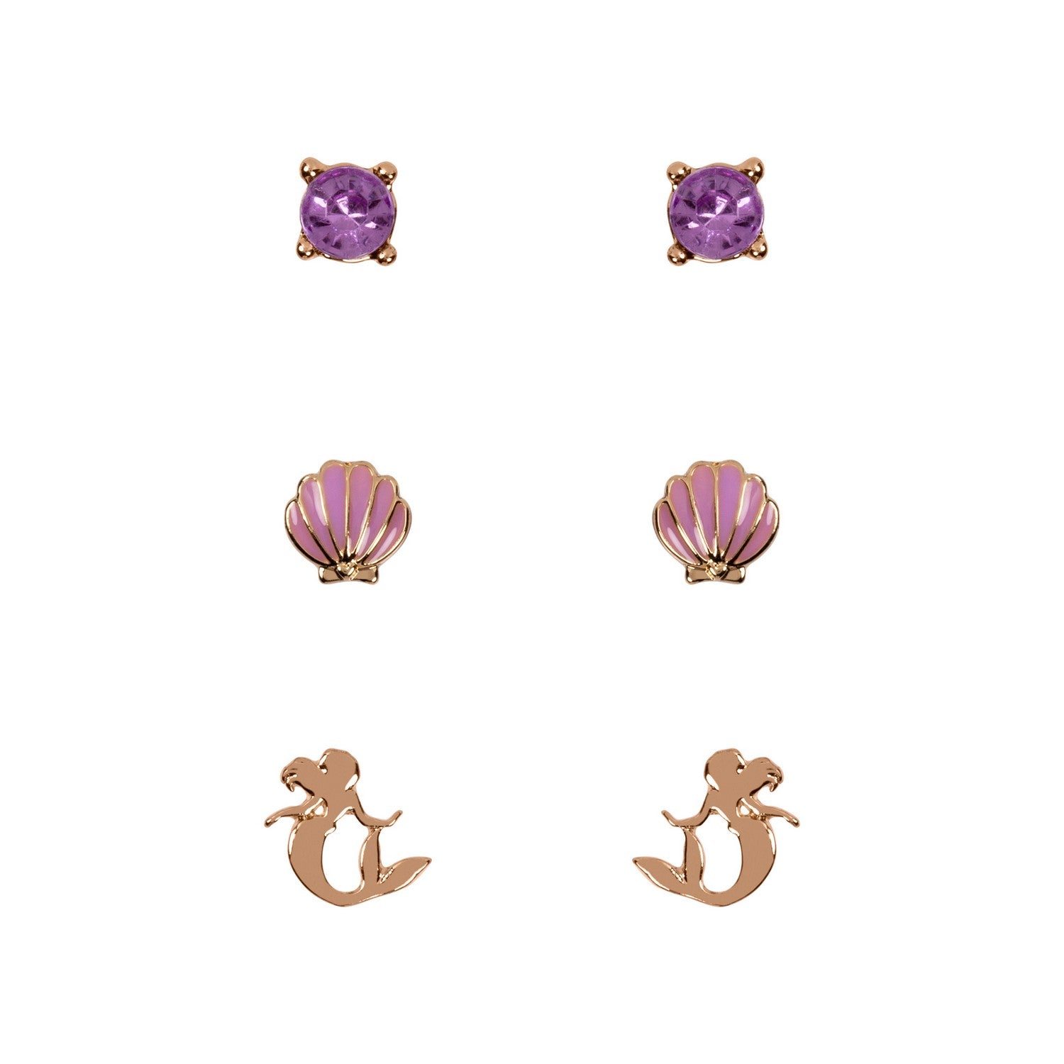 Disney Princess Aerial Costume Trio Set Earring SH00702YRVL.PA