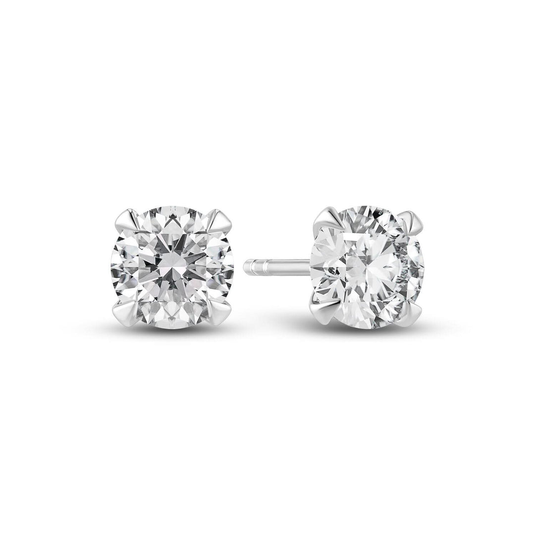 14k White Gold Venice Grande Diamond Earrings SJ-E2503-WD-WG