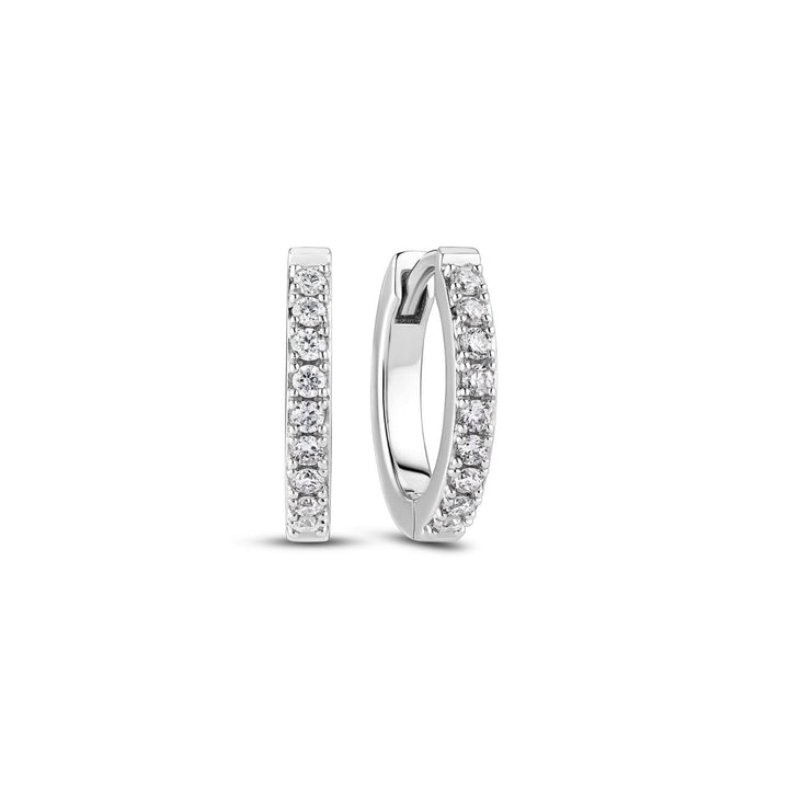 14k White Gold Alba Piccolo Diamond Earrings SJ-E2510-WD-WG