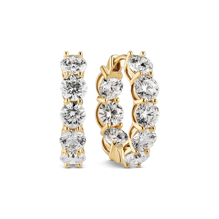 14k Yellow Gold Ariccia Diamond Earrings SJ-E2528-WD-YG