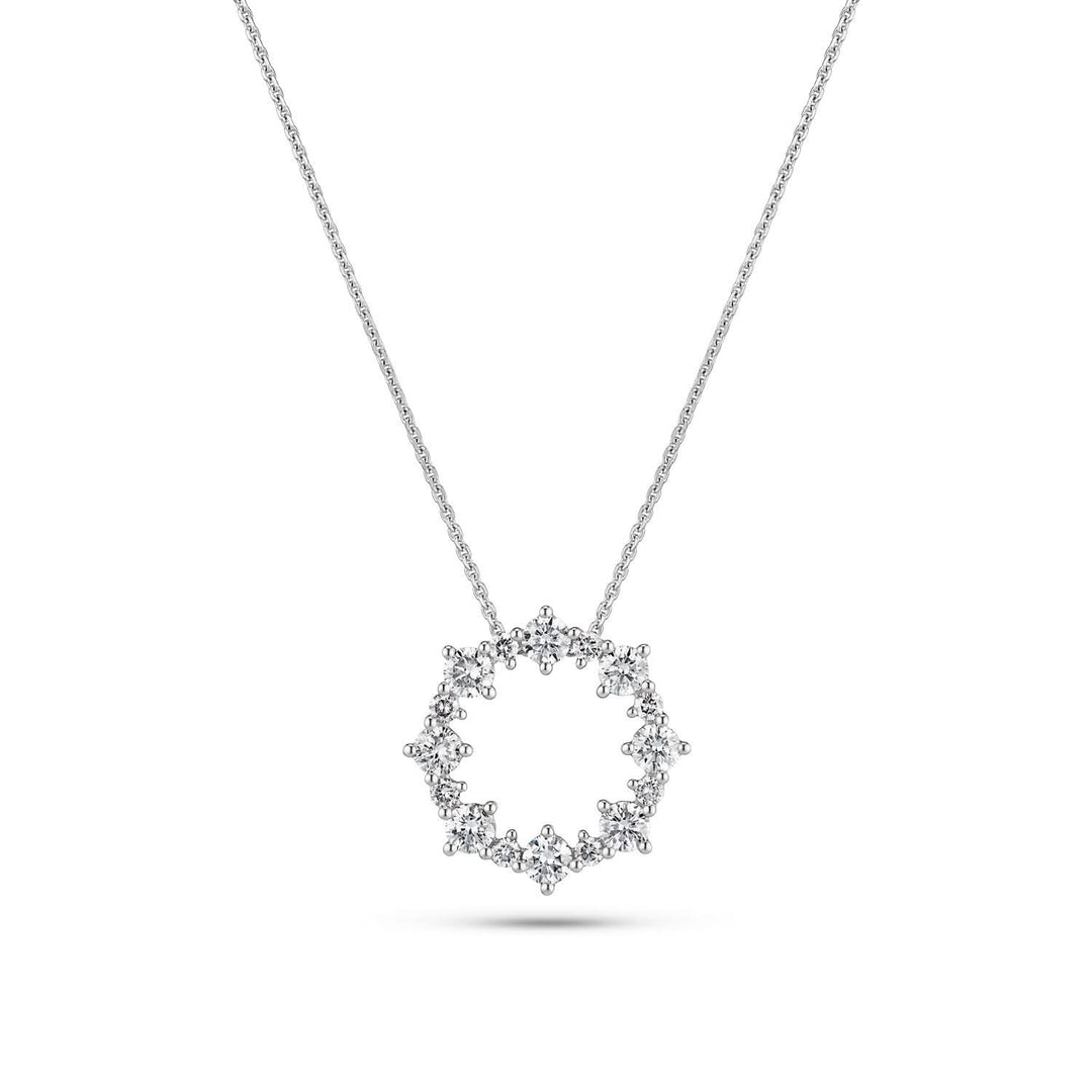 14k White Gold Brina Diamond Necklace SJ-N2533-WD-WG