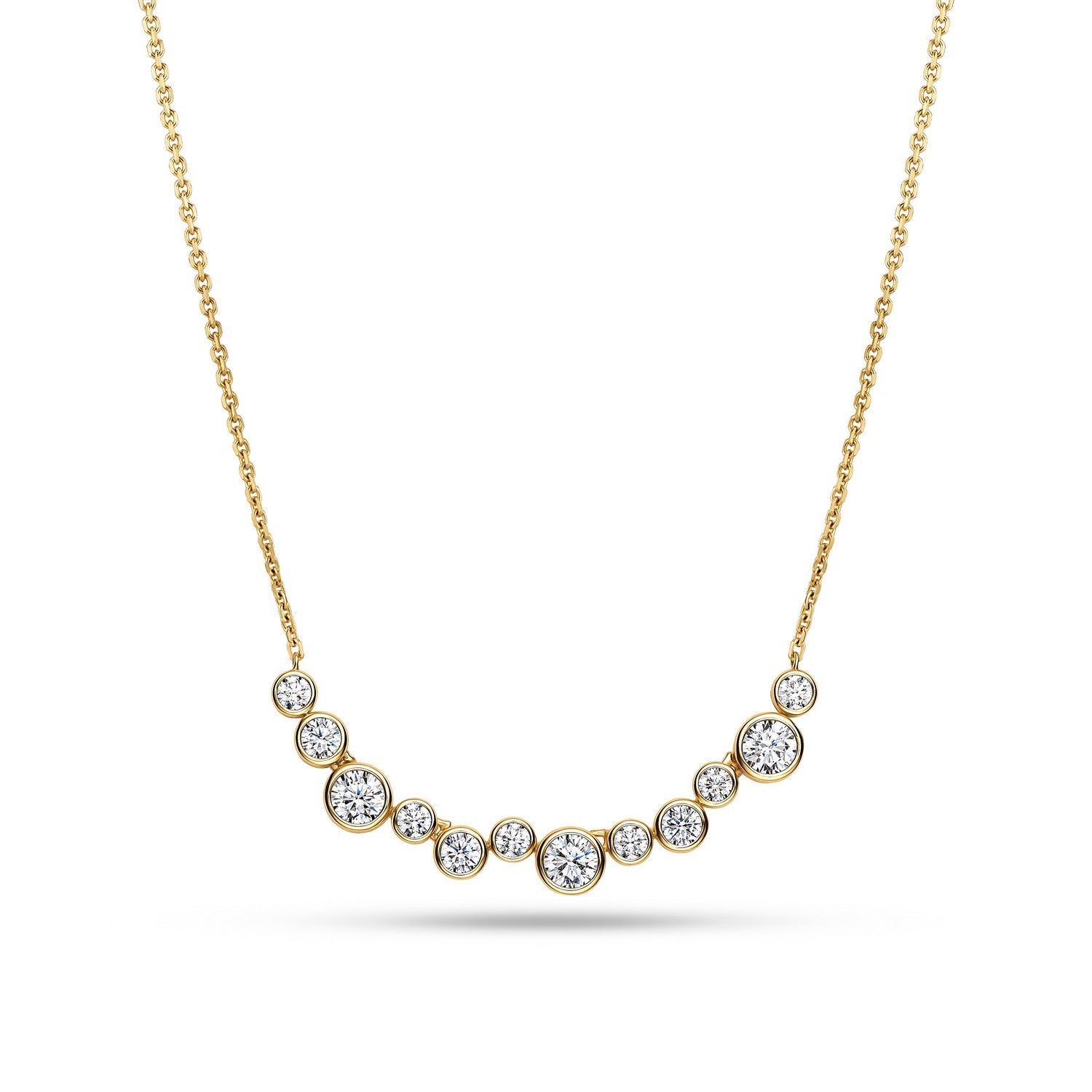 Sif Jakobs 18k Gold Plated Sardinien Dodici Necklace SJ-N2774-CZ-YG