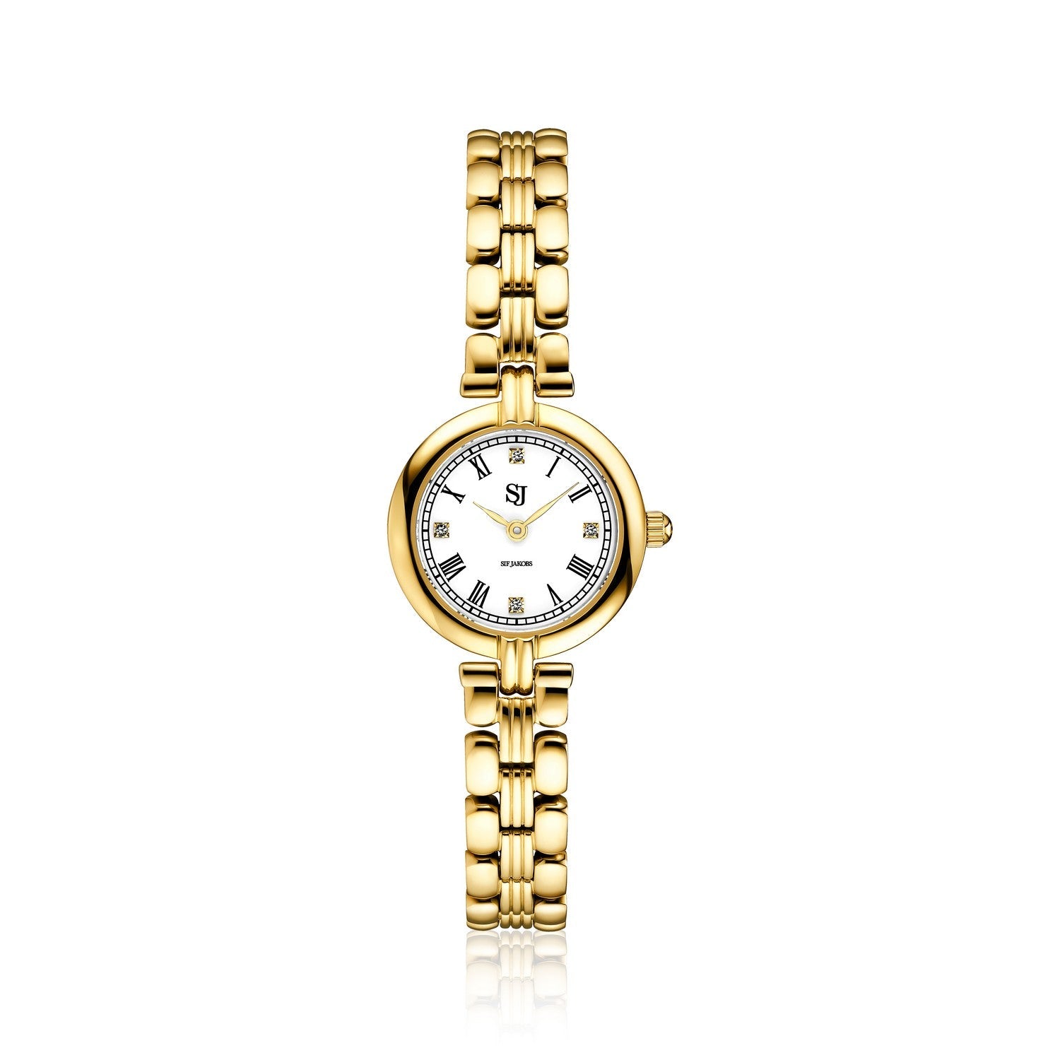 Sif Jakobs 18k Gold Plated Isabella Watch SJ-W2737-YG