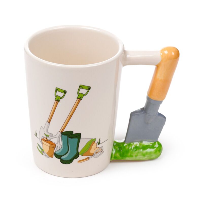 Garden Trowel Ceramic Shaped Handle Mug SMUG103