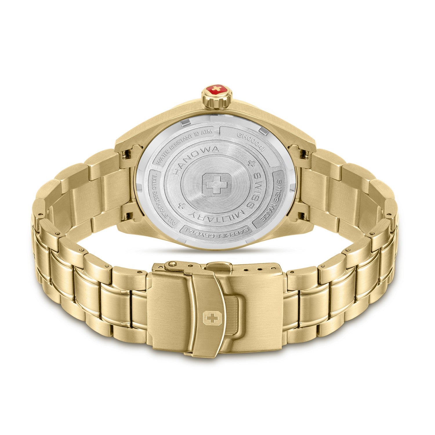 Swiss Military Pioneer Gold Black Watch SMWGH0004110